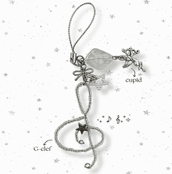 Dây treo điện thoại thép uốn G-clef