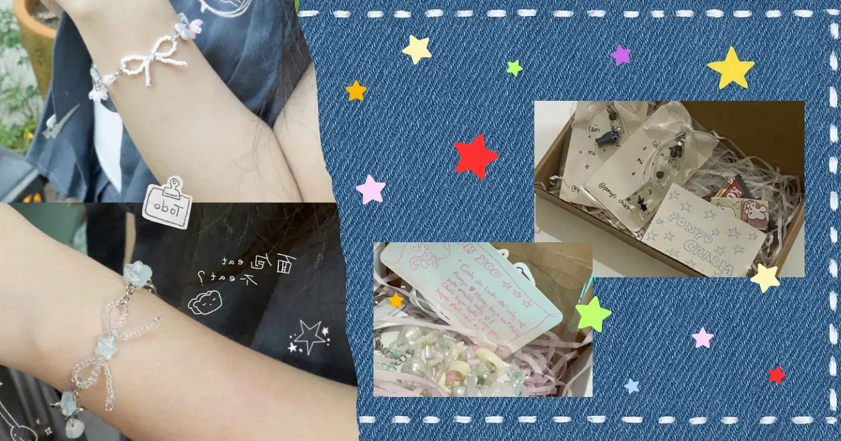 Ảnh bìa bài viết phụ kiện handmade tôn cá tính, gửi yêu thương