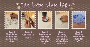Các bước thực hiện dây đeo điện thoại nhựa co nhiệt