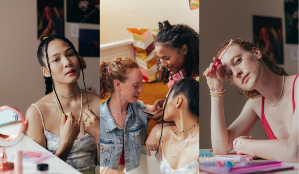 Phối đồ với phụ kiện thủ công