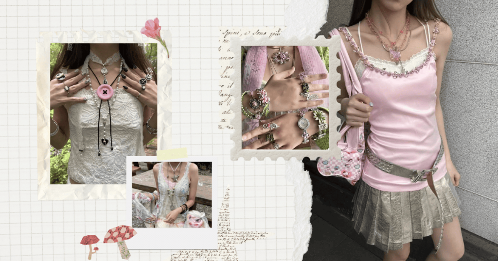 Cách phối phụ kiện handmade cực chất với vòng tay hạt cườm và vòng cổ handmade từ bộ sưu tập mới tại Shop phụ kiện quà tặng Bubble Bunny Handmade.