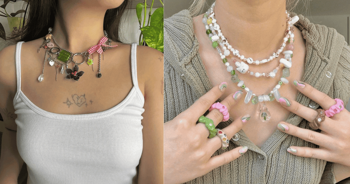 Bùng nổ phong cách Y2K và Indie với cách mix vòng tay handmade hạt cườm đa sắc màu cùng dây đeo điện thoại cute tại Bubble Bunny Handmade.