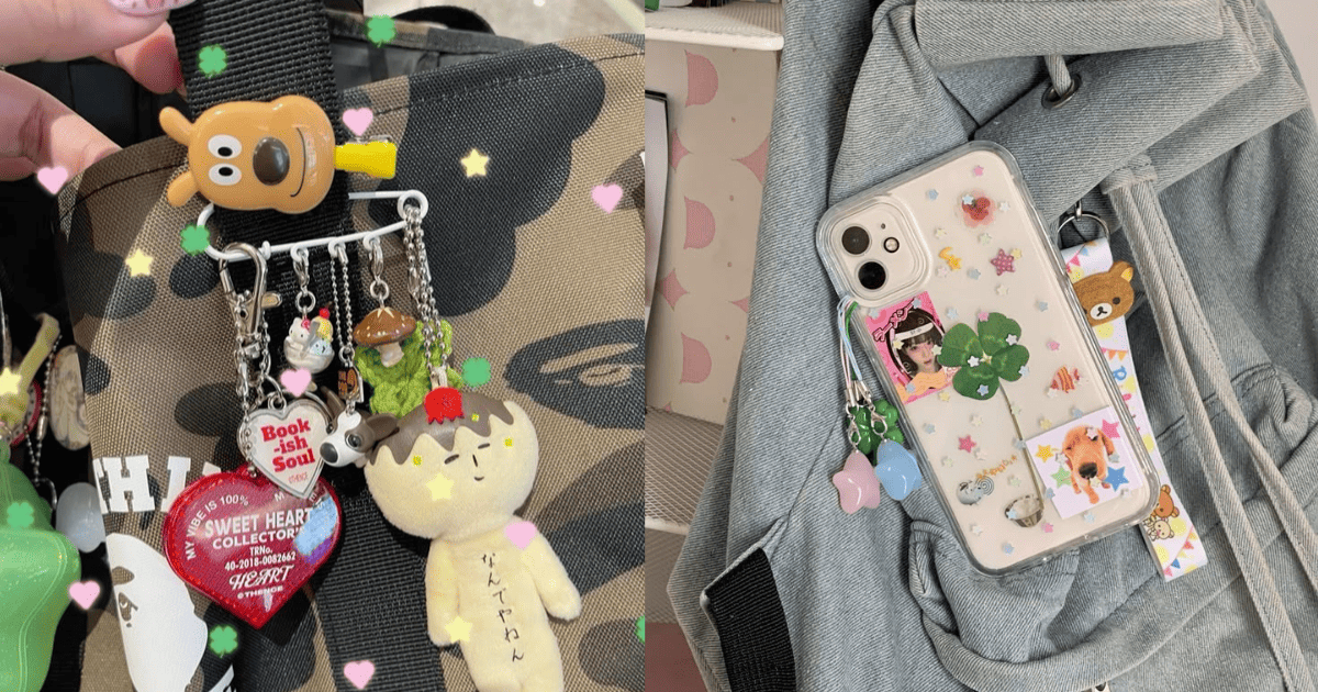 phụ kiện handmade như móc khóa handmade và dây đeo điện thoại để tạo dấu hiệu nhận diện cá nhân độc đáo, dễ ghi nhớ.