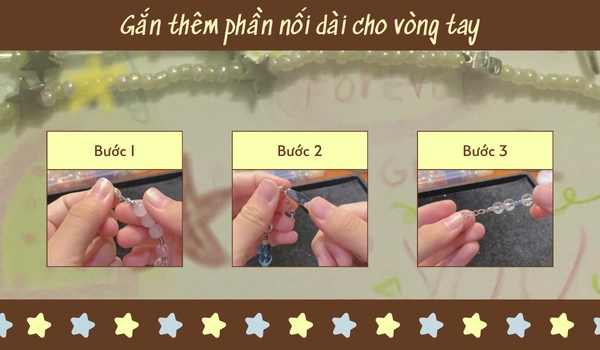 Giải pháp gắn thêm phần nối dài cho vòng tay cho vòng tay bị rộng